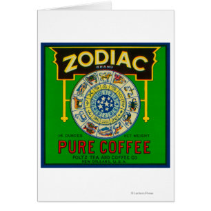 Zodiac Coffee LabelNew Orleans, LA