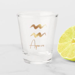 Zodiac Collection - Aquarius Schnapsglas