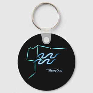 Zodiac Constellation Aquarius Schlüsselanhänger