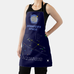 Zodiac Constellation Aquarius Schürze
