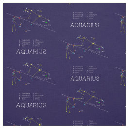 Zodiac Constellation Aquarius Stoff