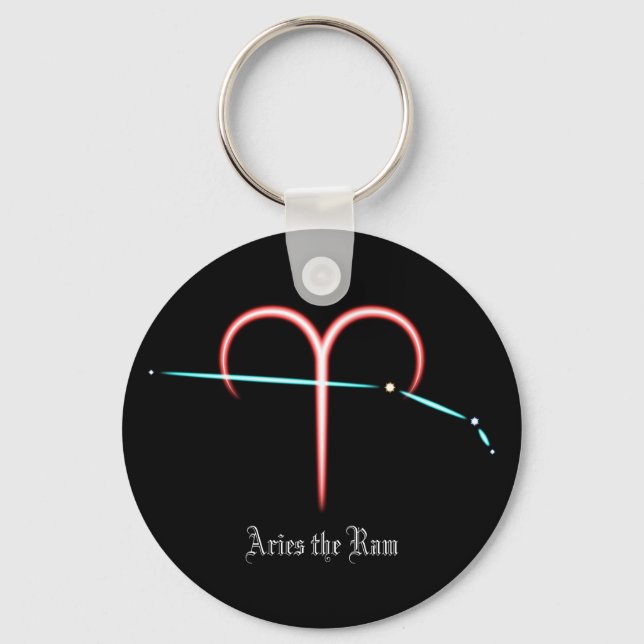 Zodiac Constellation Aries Schlüsselanhänger (Vorderseite)