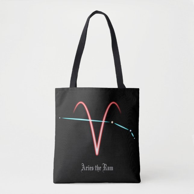 Zodiac Constellation Aries Tote Bag (Vorderseite)