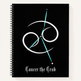 Zodiac Constellation Cancer Notebook Notizbuch