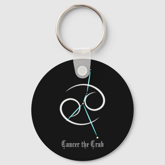 Zodiac Constellation Cancer Schlüsselanhänger (Vorderseite)