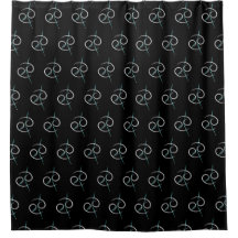 Zodiac Constellation Cancer Shower Vorhang