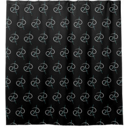 Zodiac Constellation Cancer Shower Vorhang