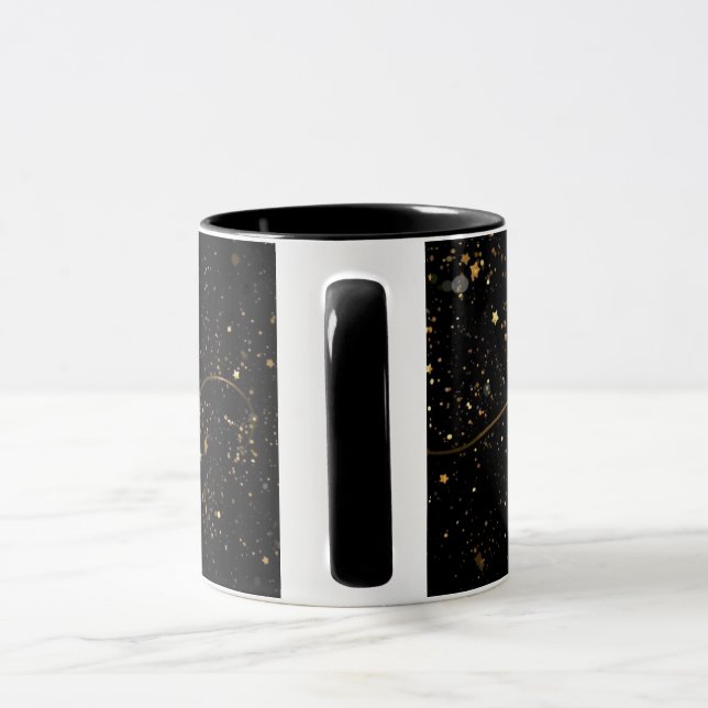 Zodiac Constellation Coffee Tasse (Griff)