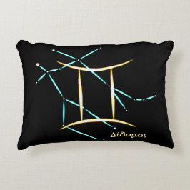 Zodiac Constellation Gemini Akzent Pillow Dekokissen