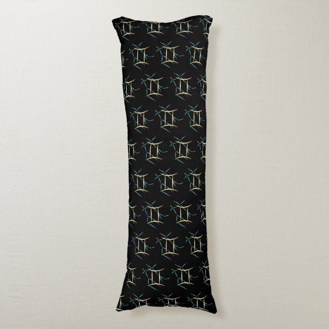 Zodiac Constellation Gemini Körperkissen (Vorderseite Vertikal)