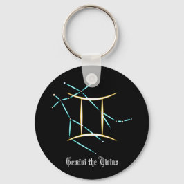 Zodiac Constellation Gemini Schlüsselanhänger