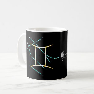 Zodiac Constellation Gemini Tasse