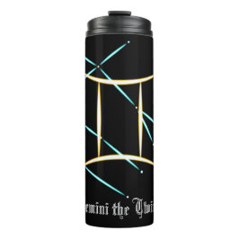 Zodiac Constellation Gemini Thermal Tumbler Thermosbecher