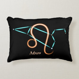 Zodiac Constellation Leo Accent Pillow Dekokissen