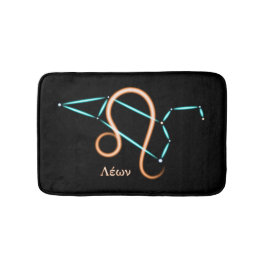 Zodiac Constellation Leo Bath Mat Badematte