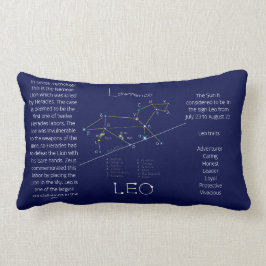 Zodiac Constellation Leo Funny Unique Lendenkissen