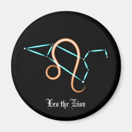 Zodiac Constellation Leo Magnet