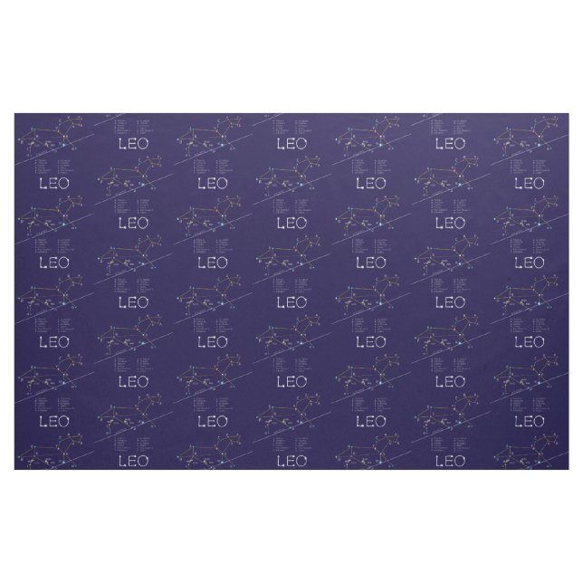 Zodiac Constellation Leo Stoff (Fat Quarter (45,7 x 55,9 cm))