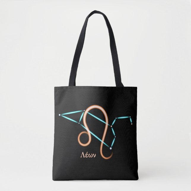 Zodiac Constellation Leo Tote Bag (Vorderseite)