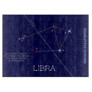 Zodiac Constellation Libra Schneidebrett