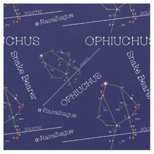 Zodiac Constellation Ophiuchus Stoff