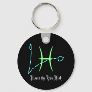Zodiac Constellation Pisces Schlüsselanhänger
