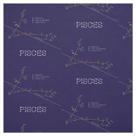 Zodiac Constellation Pisces Stoff