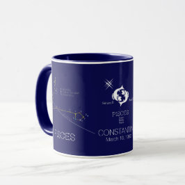 Zodiac Constellation Pisces Tasse