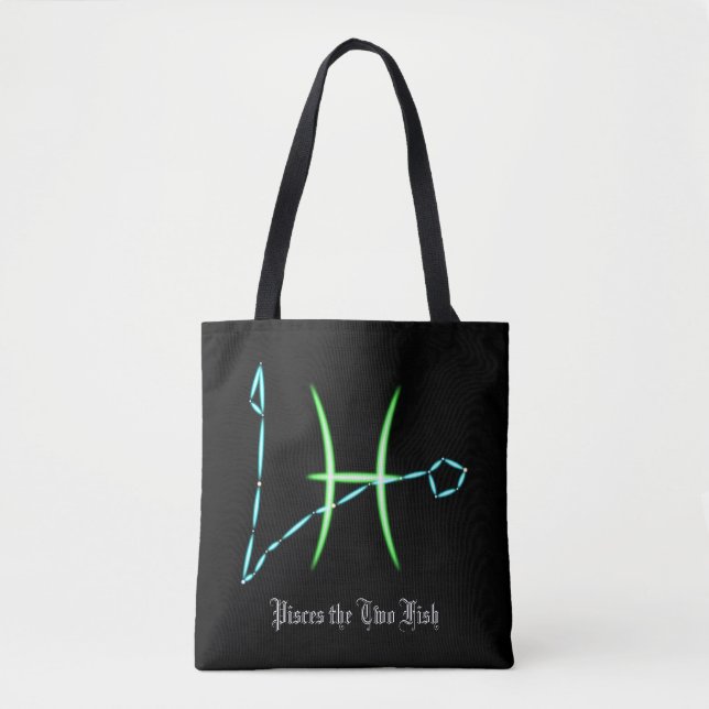Zodiac Constellation Pisces Tote Bag (Vorderseite)