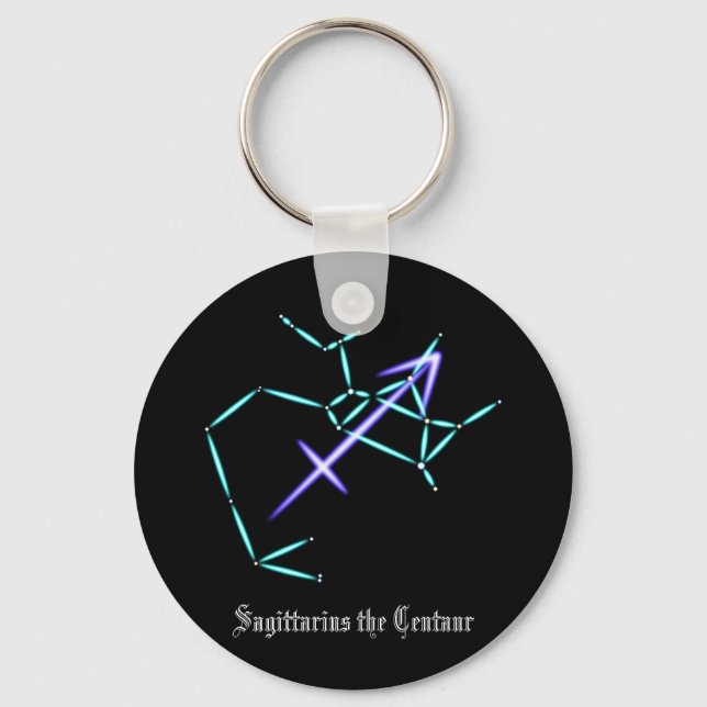 Zodiac Constellation Sagittarius Schlüsselanhänger (Vorderseite)