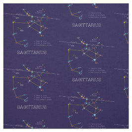 Zodiac Constellation Sagittarius Stoff