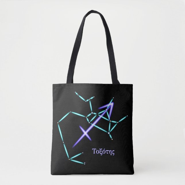 Zodiac Constellation Sagittarius Tote Bag (Vorderseite)