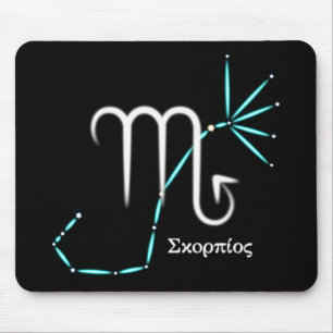 Zodiac Constellation Scorpio Mouse Pad Mousepad