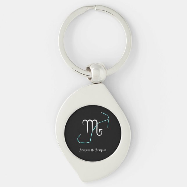 Zodiac Constellation Scorpio Schlüsselanhänger (Vorderseite)
