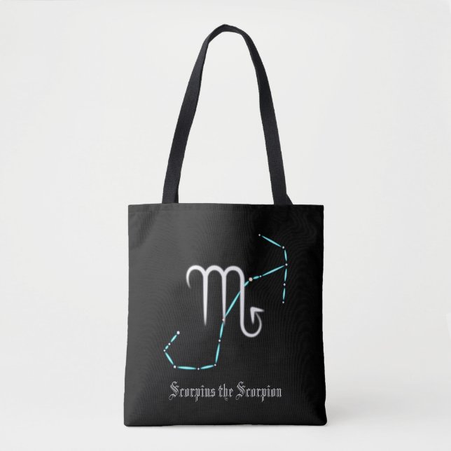 Zodiac Constellation Scorpio Tote Bag (Vorderseite)