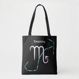 Zodiac Constellation Scorpio Tote Bag