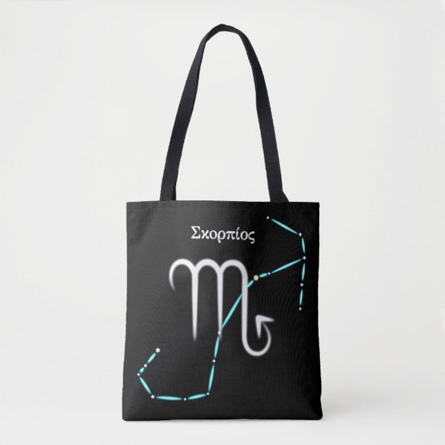 Zodiac Constellation Scorpio Tote Bag (Vorderseite)