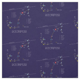 Zodiac Constellation Scorpius Stoff