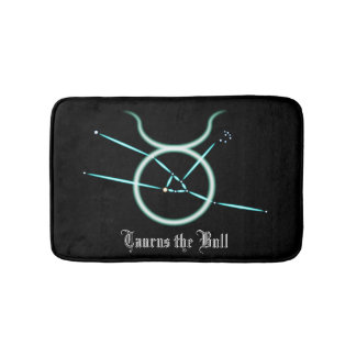 Zodiac Constellation Taurus Bath Mat Badematte