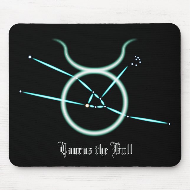 Zodiac Constellation Taurus Mouse Pad Mousepad (Vorne)
