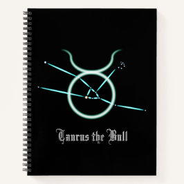 Zodiac Constellation Taurus Notebook Notizbuch