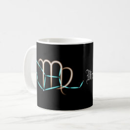 Zodiac Constellation Virgo Coffee Tasse