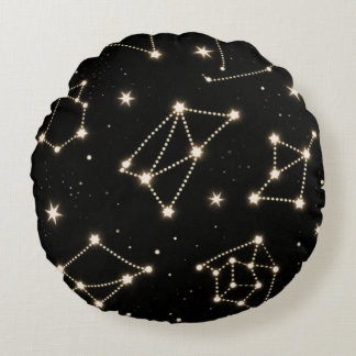 Zodiac Constellations Pattern werfen Kissen