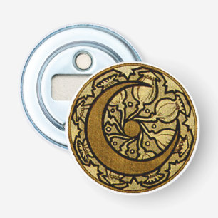 Zodiac Crescent Moon Mucha Flaschenöffner