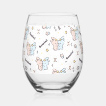 Zodiac Embrace - Gemini Twins Bunny Pattern