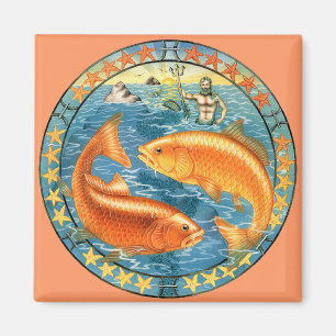 Zodiac Fisces - Passen Sie es an! Magnet