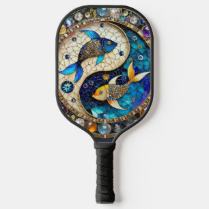 Zodiac - Fische Fischjin und Yang Pickleball Schläger