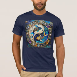 Zodiac - Fische Fischjin und Yang T-Shirt