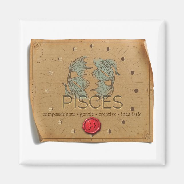 ZODIAC - Fische - Magnet (Vorne)