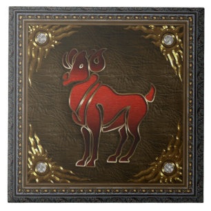 Zodiac-Fliese - Widder Fliese